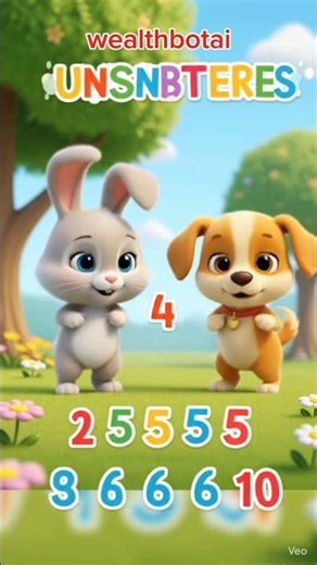 #cartoon singing counting if you want more then comment