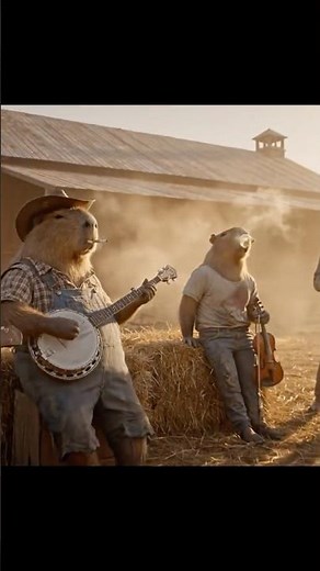 Hillbilly Capybara Dance-Off 🤠🐹 The True Redneck American History Of Folk Dance Pop