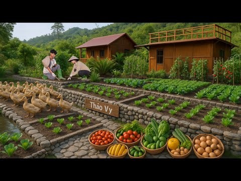 Off-Grid Farming Success | Huge Organic Garden & Duck Raising Efficiency