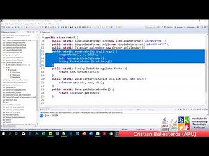 Clase Date SimpleDateFormat y Calendar manejo de fechas en JAVA PARTE 2/3