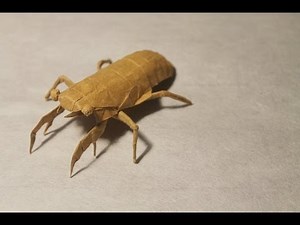 Origami Cicada Nymph
