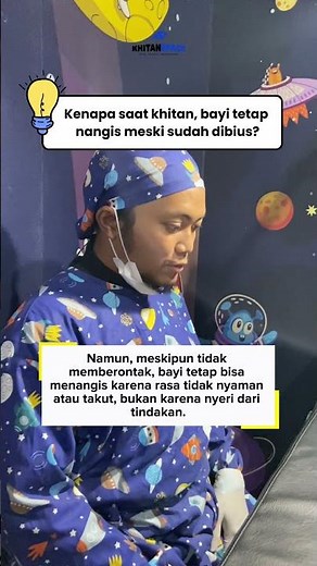 Bayi nangis padahal sudah di bi*us? #khitanjogja #khitanspace #sunatbayi #sunatdirumah