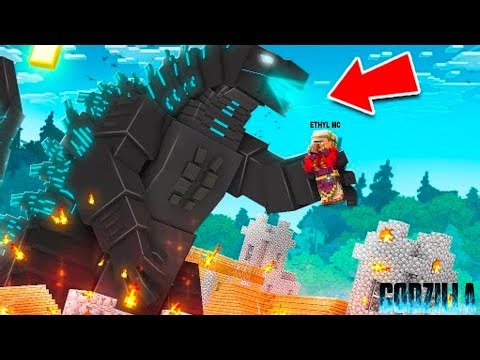I added Godzilla in minecraft | minecraft live