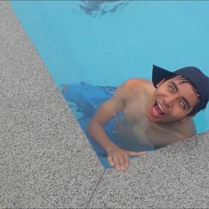 Swimming Pool Fun: Adults Splash and Interact