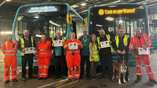 5.2K views · 80 reactions | Everyone in Arriva South is behind Maidstone United (Official) tonight in their FA Cup 5th Round match against Coventry City! 'Come on you Stones' will be displayed on our Maidstone buses intermittently throughout the day. | Arriva Kent and Medway | Facebook