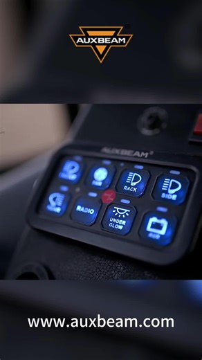 AR-800 RGB 8 Gang Switch Panel: Ultimate Offroad Light Controller