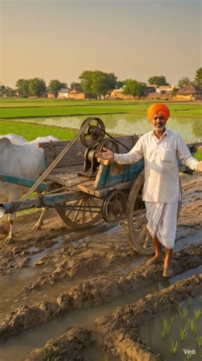 No Petrol! Bailgadi Se Pani Pump😱#shorts #desijugaad #farming