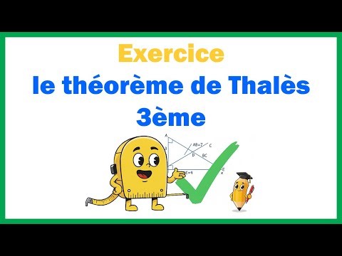 Thales' theorem exercise for 3rd grade with solutions