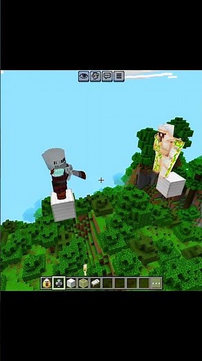 Iron Golem Vs 1000 Pillager 🤯 #shorts