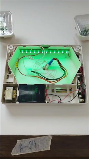 Exit light Battery Replace #homeappliance #firealarmsystems #firealarm #homeappliance #viralvideo