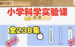 【全238集】小学科学动画：必修课程，通过动画和实验，激发孩子们的科学探索精神，让孩子们在观看和实践中成为小科学家，比传统动画片更有趣、更具教育意义。