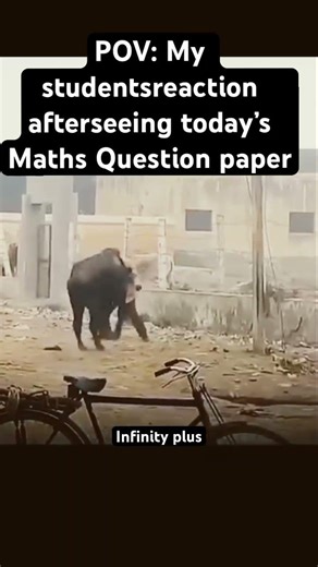 Students Reaction after today’s Maths Exam #Math #funny .