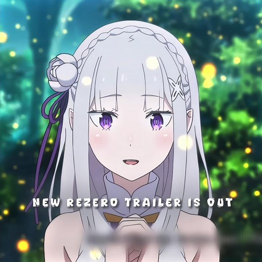 New Rezero Trailer is Out 🔥 | Re:Zero Season 4 Cour 2 Trailer #shorts #anime #rezero