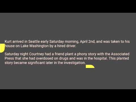 The Cobain Case (March 26th 1994 - April 3rd 1994) - WHAT ACTUALLY HAPPENED