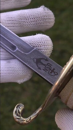 Forging a Cable Damascus US Navy Officer's Sword