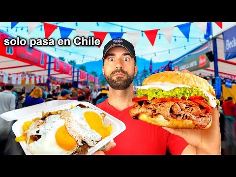 I Flew to Chile to Try Traditional Chilean Food! 24 Hours of Fiestas Patrias