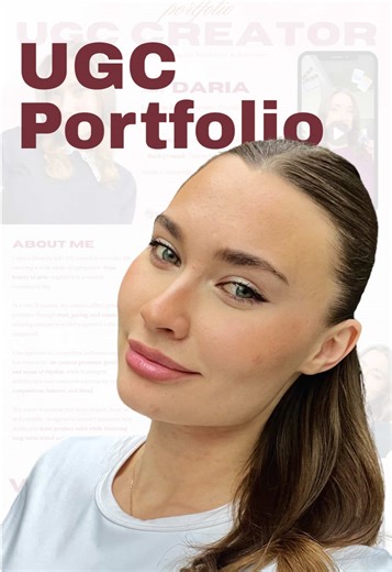 Beginner-friendly UGC portfolio walkthrough 🤍 I went through so many revisions before landing on this version — and honestly, that’s normal! Would you like a video on how to structure your rates card? Save this for when you’re revising your UGC portfolio ✨ #ugc #contentcreator #ugctips #ugccanada #ugcportfolio