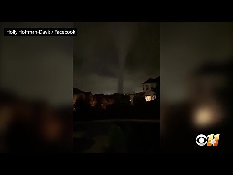 Raw Video: Viewer From Rockwall Filmed This Tornado From Her Patio