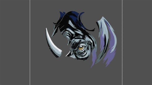 Realistic Rhino Embroidery Design – Wild Animal Machine Embroidery File, Safari Wildlife Pattern, Instant Download - Etsy