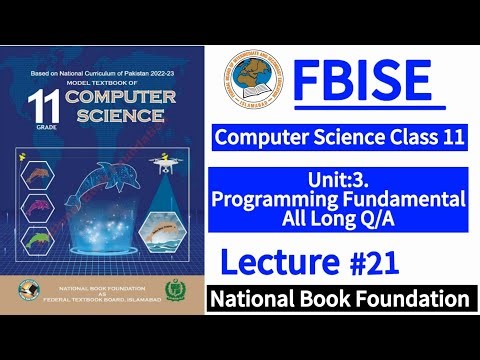 Class 11 Computer Unit 3 (All Long Q/A) | New Syllabus 2024|LearnOnlineWithAnum