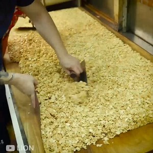 Traditional way to make Almond Bars 😋 Credit LION - bit.ly/30P2jKI | WOW