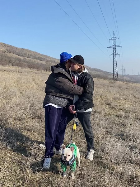 ##gaycouple #dog #hallo #gay #couple