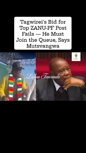 5.6K views · 39 reactions | Tagwirei's Bid for Top ZANU-PF Post Fails — He Must Join the Queue, Says Party Spokesperson Christopher Mutsvangwa #chiwenga #mnangagwa #zanupf #zimbabwe #blessedgeza | Lisbon Tawanda | Facebook