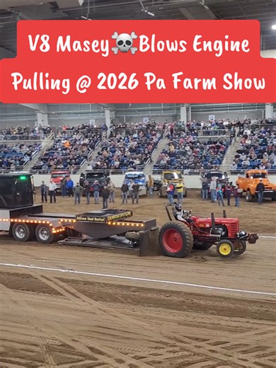 V8 Massey Engine Blowout at 2026 PA Farm Show