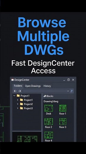 Stop Opening Every DWG File — Use ADCENTER Instead #AutoCAD #Productivity #Engineering