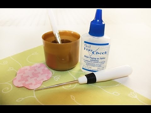 How to Use Fray Check on Applique by Jill Finley of Jillily Studio - Fat Quarter Shop