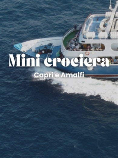 Capri e Amalfi in un giorno: mini crociera da Napoli €95