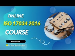ISO 17034 2016 Training Course