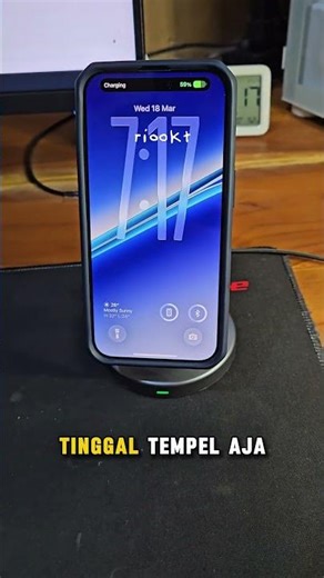 ALAT CHARGER RAHASIA 😳 Wireless Charger dari KiiP #kiip #wirelesscharger