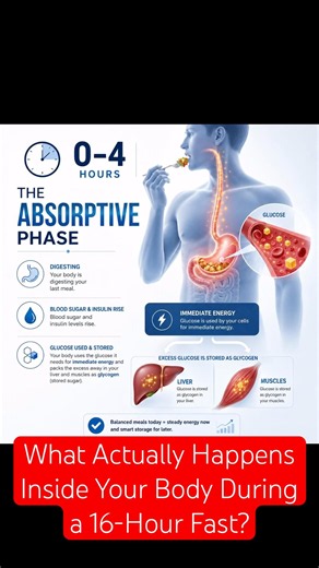 What Actually Happens Inside Your Body During a 16-Hour Fast?
