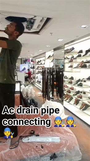ac drain pipe connecting 🧑‍🔧🧑‍🔧🧑‍🔧 #ytshorts #actor #viral #video .. #ytshorts ...