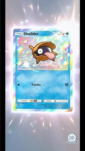 Shiny shellder 🐚 #pokemontcgpocket #pokemon
