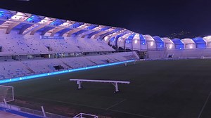 Première animation lumineuse du stade Armand-Cesari du SC Bastia | Alta Frequenza