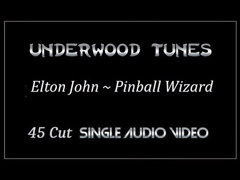 Elton John ~ Pinball Wizard ~ 1975 ~ Single Audio Video