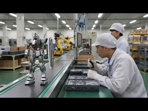 How Gundam Are Made – RX-78-2 MG 1/100 Titanium Finish Factory Process