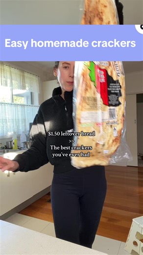 Easy Homemade Crackers Recipe with Leftover Bread