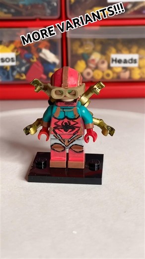 Making Lady Spider in Lego