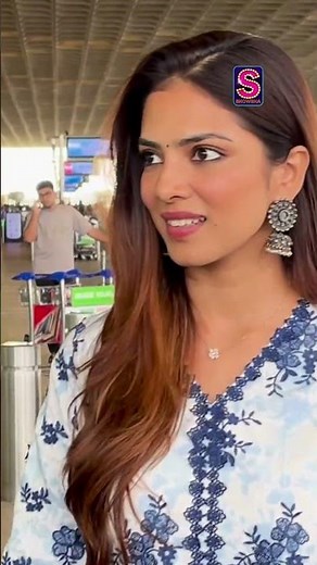 The gorgeous Malavika Mohanan turns heads as she makes her way through the airport!