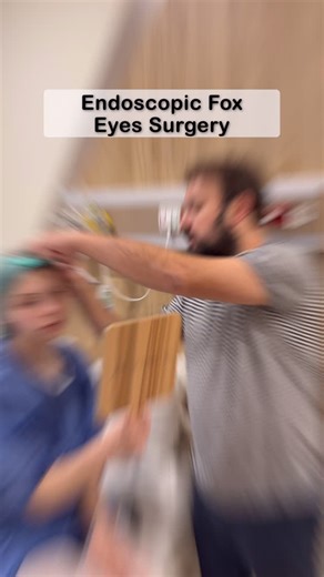 Cemal Hacı | Endoscopic Fox Eyes Surgery A minimally invasive aesthetic procedure ✨ 🔹 Endoscopic Fox Eyes surgery is one of the minimally invasive... | Instagram