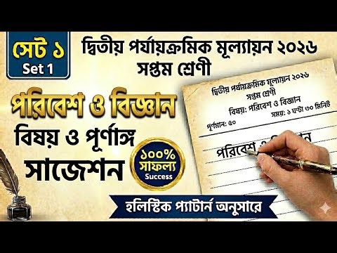 Class 7 2nd unit test Science Question Paper 2026 | Class 7 Biggan 2nd unit test Suggestion 2026