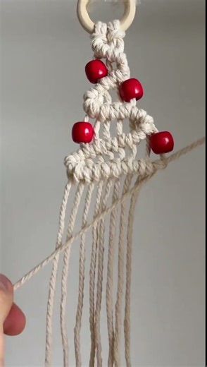🎄 DIY SIMPLE MACRAME CHRISTMAS TREE | Handmade Christmas Decorations 2025 #shorts
