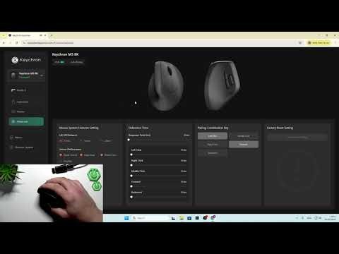 KEYCHRON M5-A23 – How to Lock/Unlock Left Click