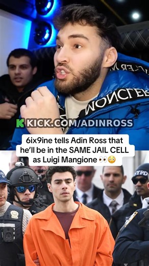 6ix9ine will be in the SAME jail cell as Luigi Mangione 😳