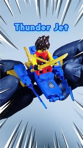 🤩 MOC Jet Build Tutorial! FAKE LEGO NINJAGO Building Block Review #shorts