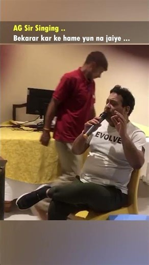 AG Sir Singing - Bekarar kar ke hame yun na jaiye ! #hemantkumarsong #jee #iit #math #kota #agsir