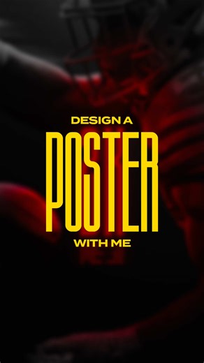 Using light to control focus depth. Would you change anything? #SportsDesign #GraphicDesign #Photoshop #PosterDesign #DesignProcess